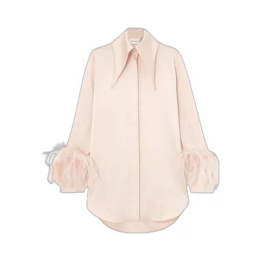 Feather Trimmed Shirt