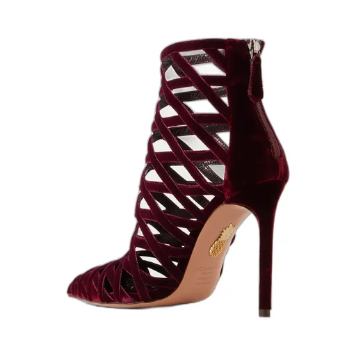 Romance Velvet Ankle Boots
