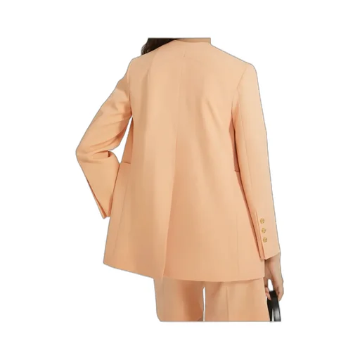 Double-Breasted Wool-Blend Twill Blazer
