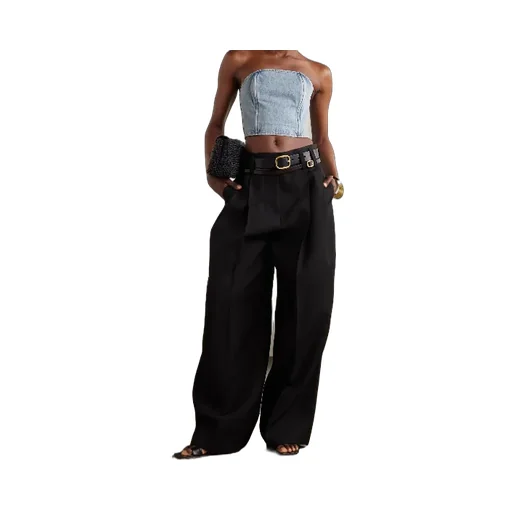 Strapless Denim Top