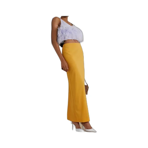 Poppy Feather-Trimmed Crepe Camisole
