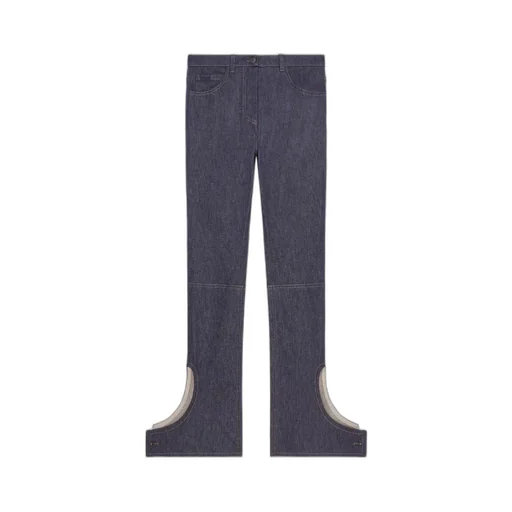 Logo-Embroidered Straight Jeans