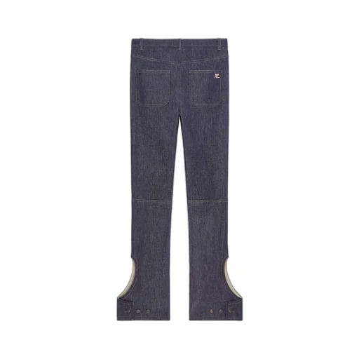 Logo-Embroidered Straight Jeans