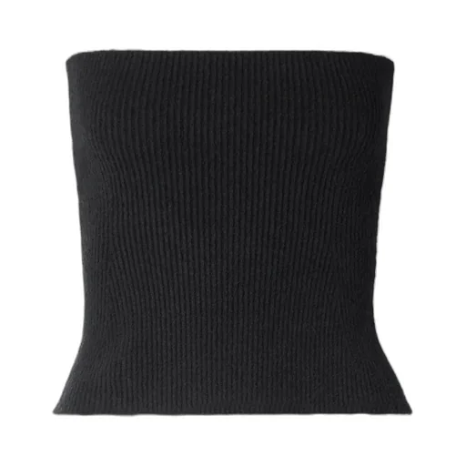 Strapless Ribbed Bandeau