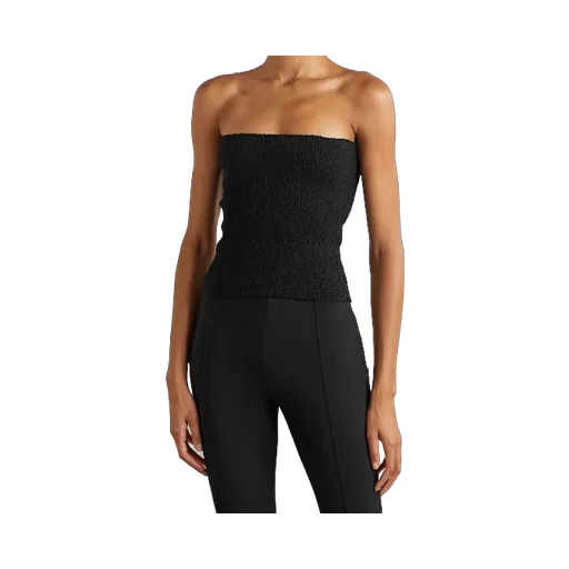 Strapless Ribbed Bandeau