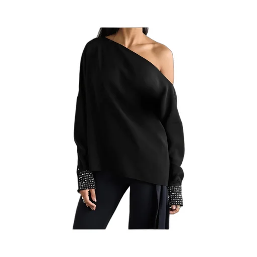 Volante Off-The-Shoulder Blouse