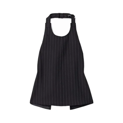 Backless Pinstripe Tank Top