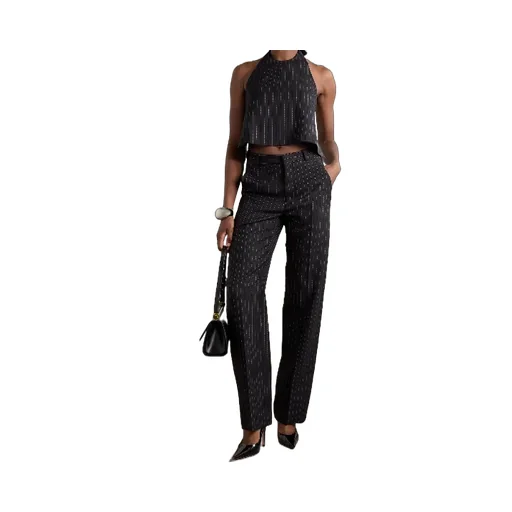 Backless Pinstripe Tank Top
