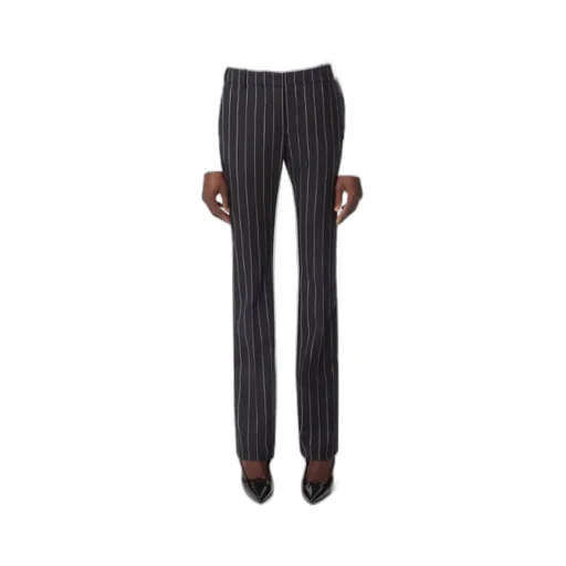 Pinstripe Wool Pants