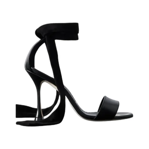 Round Toe High Heel Sandals