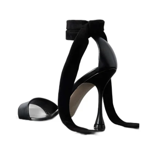 Round Toe High Heel Sandals