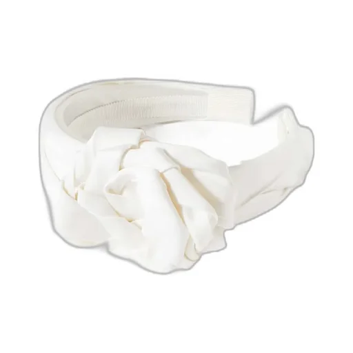 Alma AppliquÉD Duchesse-Satin Headband