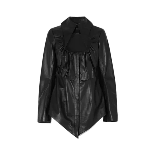 Hoguti Openwork Pleated Texture Shirt