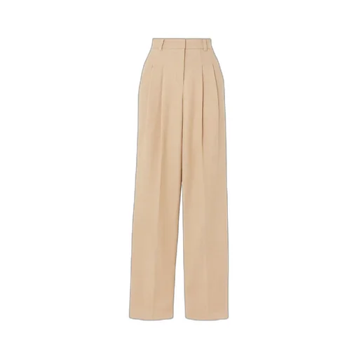 Layton Pleated Wool Trousers