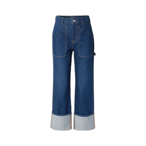 High-Waisted Wide-Leg Jeans