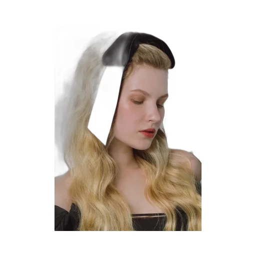 Bow-Detailing Velvet Head Piece
