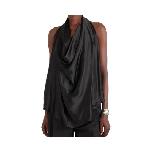 Wardrobe.Nyc Halterneck Cowl-Back Blouse