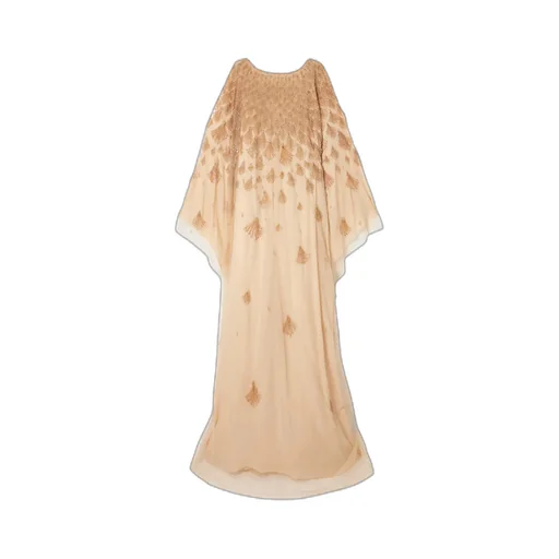 Beaded Tulle Gown