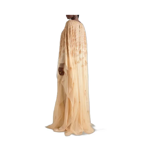 Beaded Tulle Gown