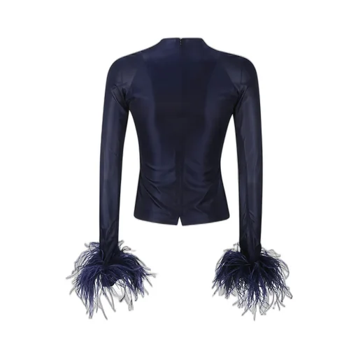 Alero Feather-Trim Top