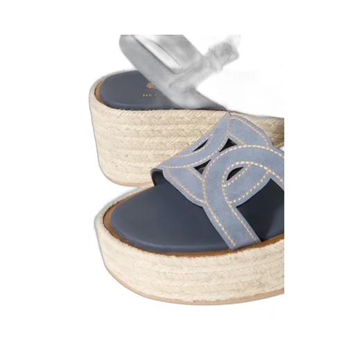 Open-Toed Wedge Sandals