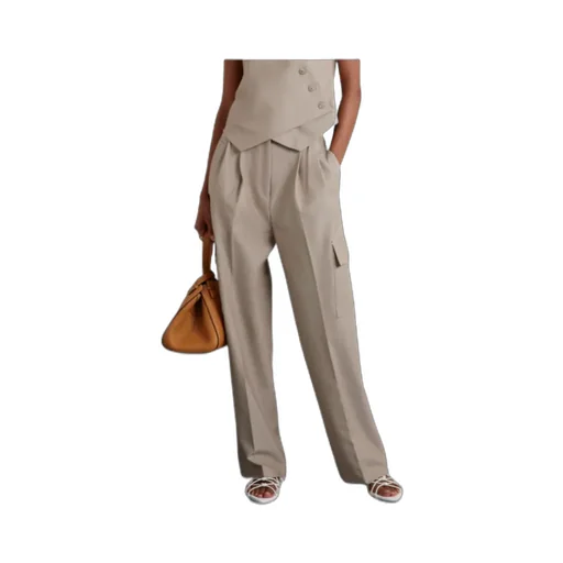 Maesa Wide-Leg Cargo Pants