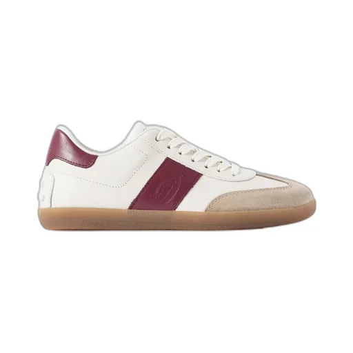 Cassetta Suede-Trimmed Leather Sneakers