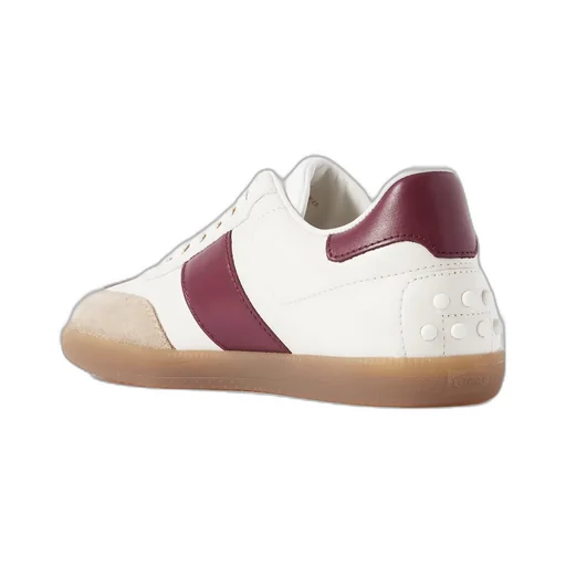 Cassetta Suede-Trimmed Leather Sneakers