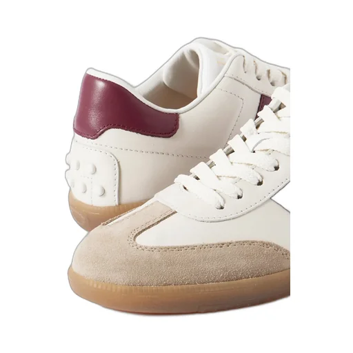 Cassetta Suede-Trimmed Leather Sneakers