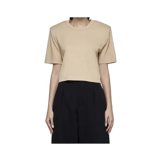 Crew Neck Cropped T-Shirt
