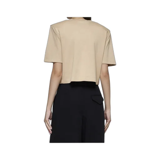 Crew Neck Cropped T-Shirt