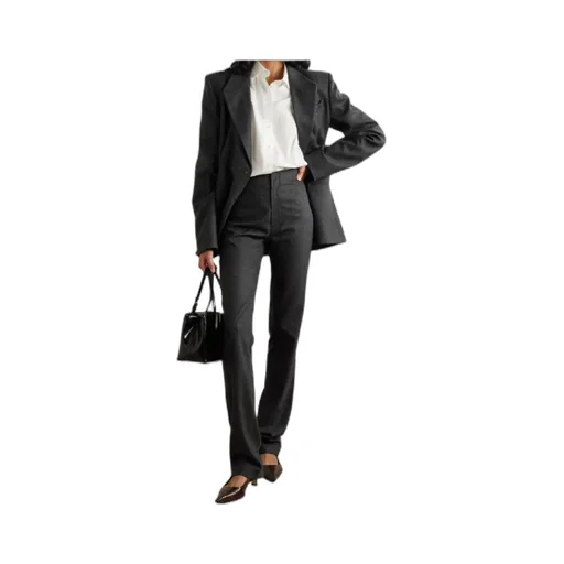 Morrison Wool-Blend Straight-Leg Pants