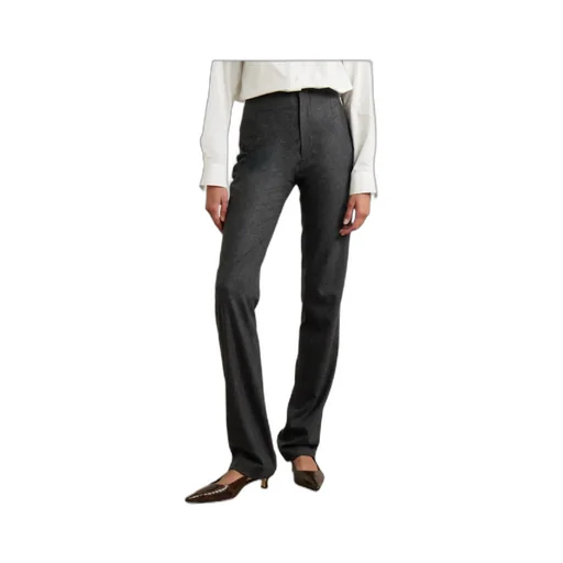 Morrison Wool-Blend Straight-Leg Pants