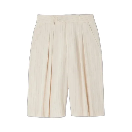 Vivian Pinstripe Bermuda Shorts