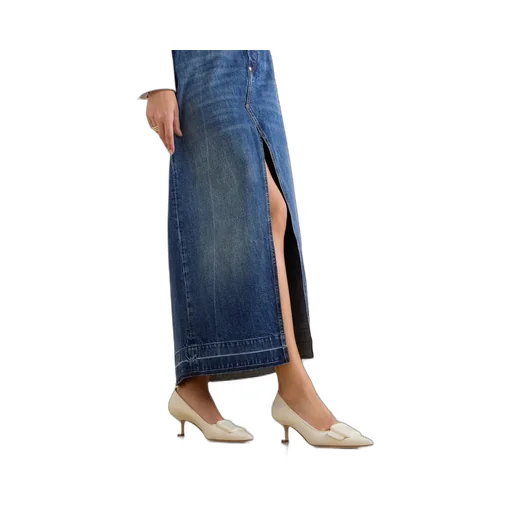 Maysale Buckle High-Heeled Single-Layer Shoes