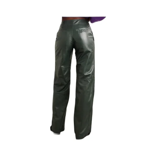Patchwork Wide-Leg Casual Pants