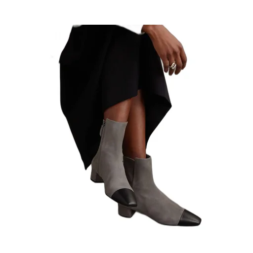 French Flirt Suede Ankle Boots