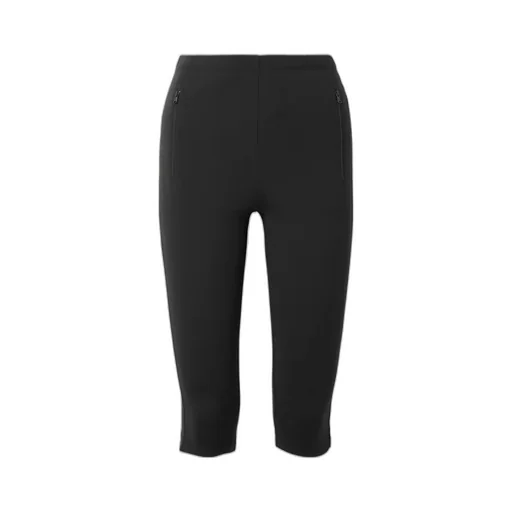 Biker-Style Cropped Leggings