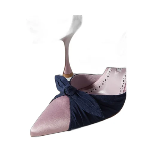 Smyrna Bow-Trimmed High-Heeled Sandals