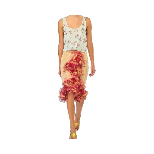 Gilda Embellished Chiffon Tank