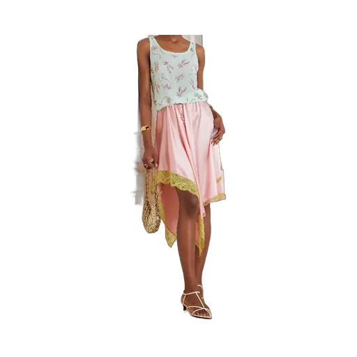 Gilda Embellished Chiffon Tank