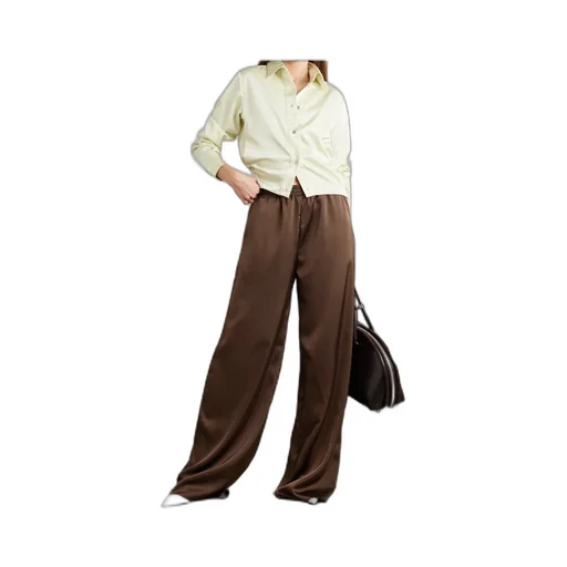 Wide-Leg Casual Pants