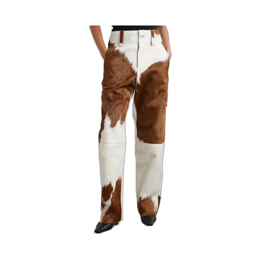 Sewed Printed Casual Pants