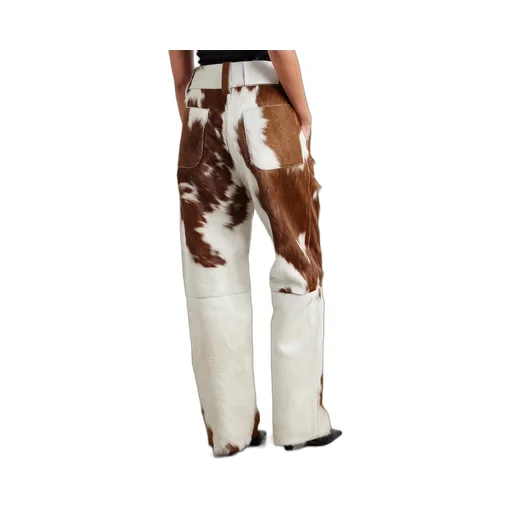 Sewed Printed Casual Pants