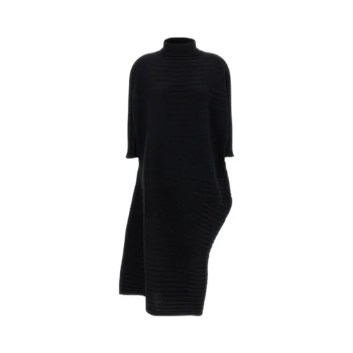 Issey Miyake Long Sleeve Knitted Dress