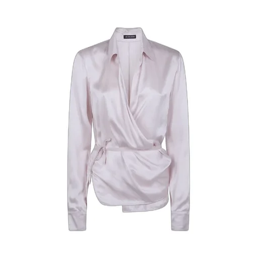Asymmetric Wrap Shirt Alba