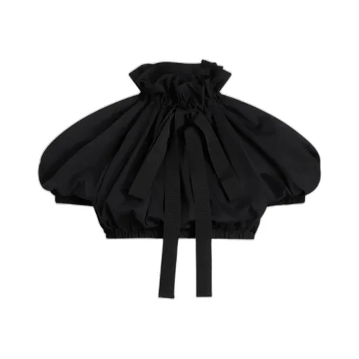 Ruffled Cropped Top