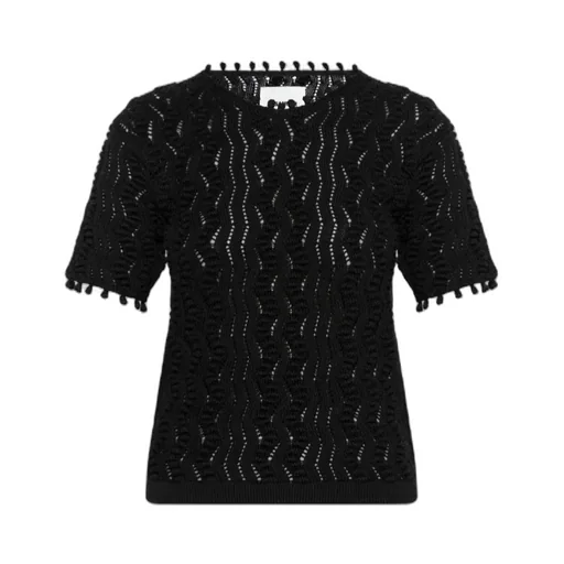 Jil Sander Laced Knitted Top