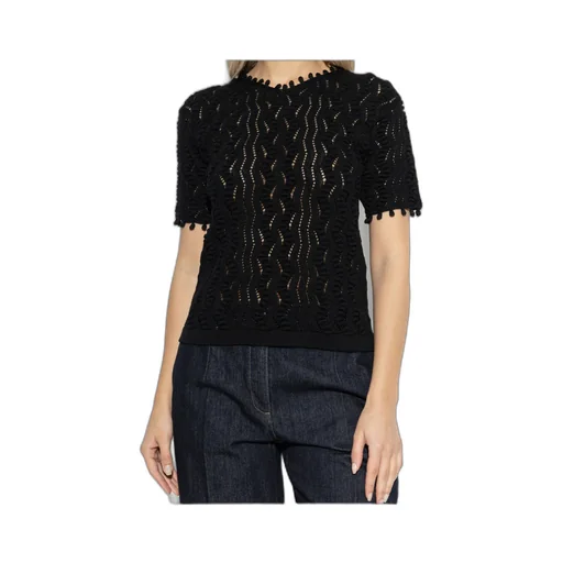 Jil Sander Laced Knitted Top