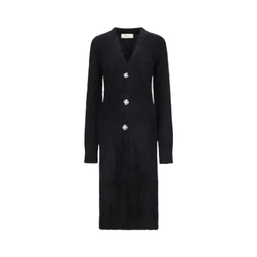 Single-Breasted Knitted Coat